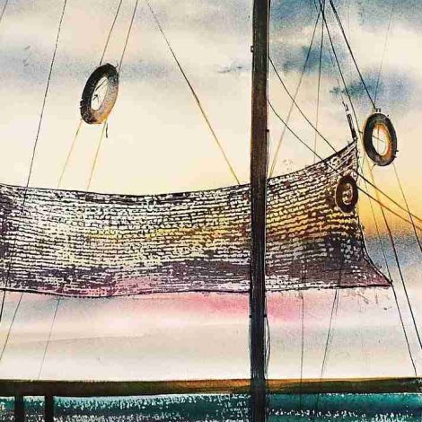Оригинална картина "Рибарска мрежа"
