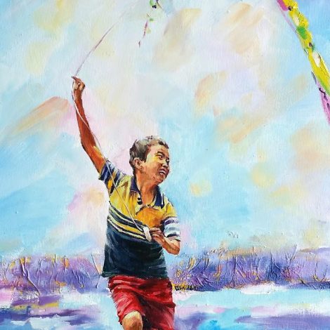 Original painting "Kite I"