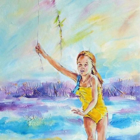 Original painting "Kite"