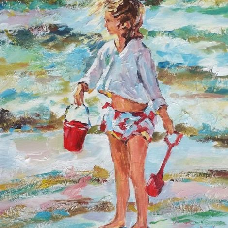 Original painting "Beach day"