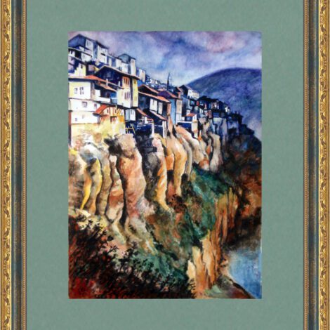 Оригинална картина "Панорама от Велико Търново II"