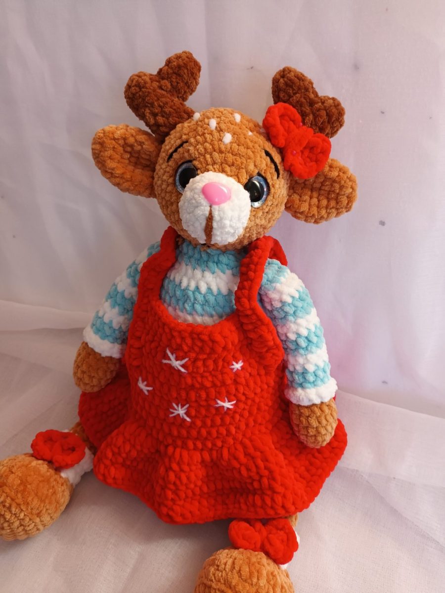 Hand Knitted Lori Fawn