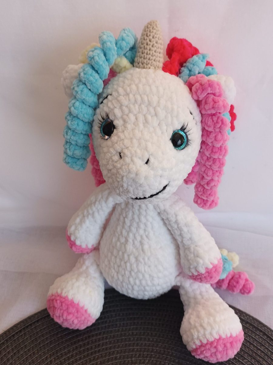Hand Knitted Unicorn "Emmy"