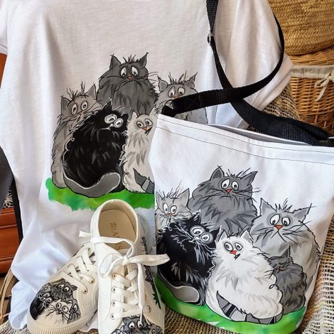 Cats hand drawn kit