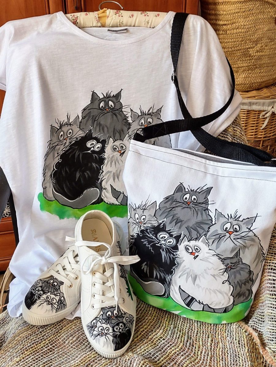 Cats hand drawn kit