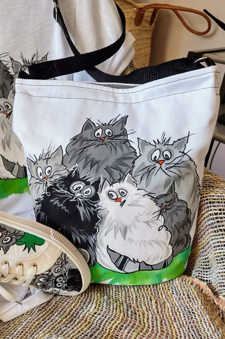 Ръчно рисуван комплект "Котки" - Image 2