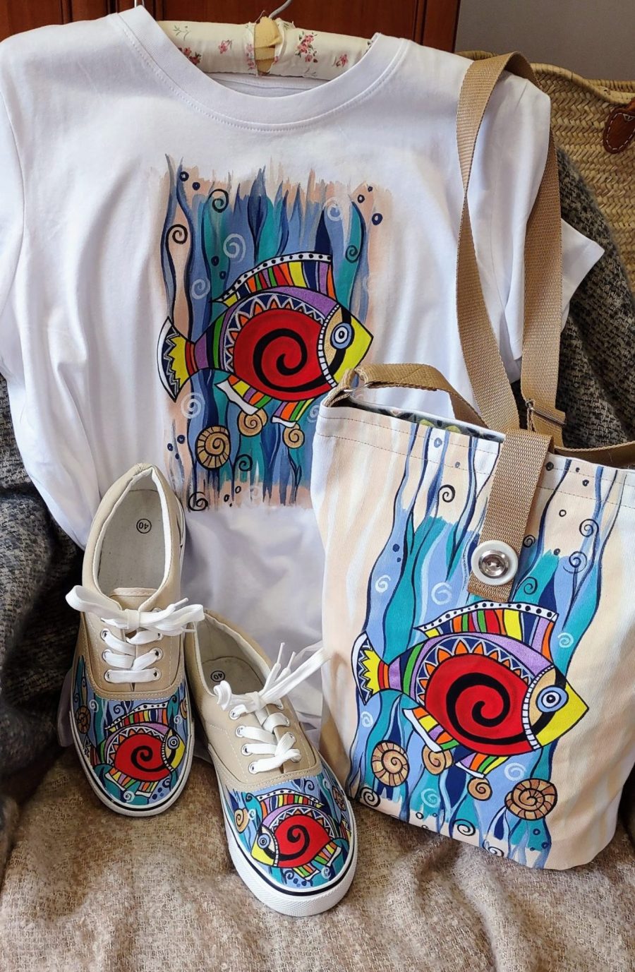 Hand drawn set "Pisces"
