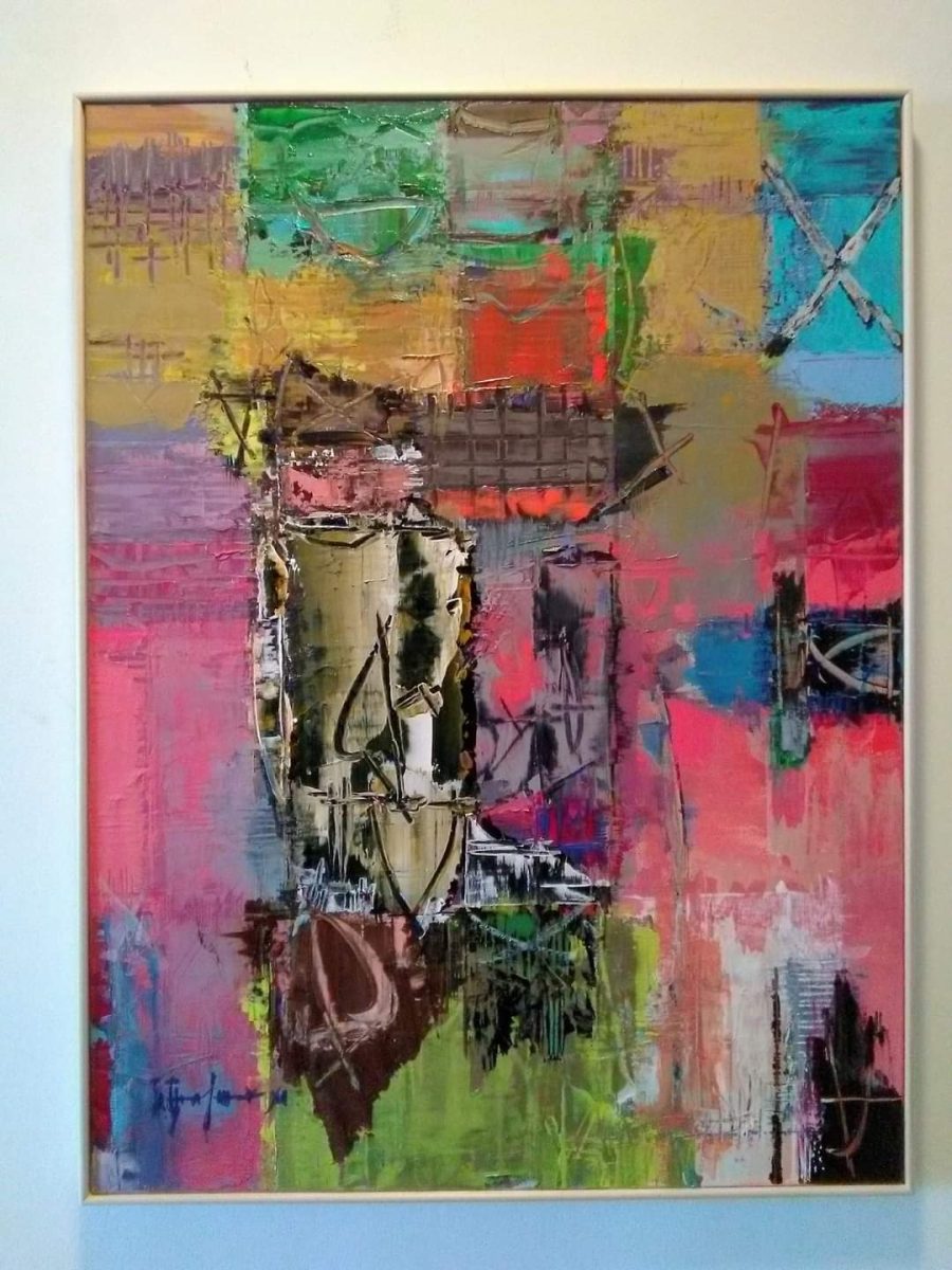 Coded Space 2 original painting