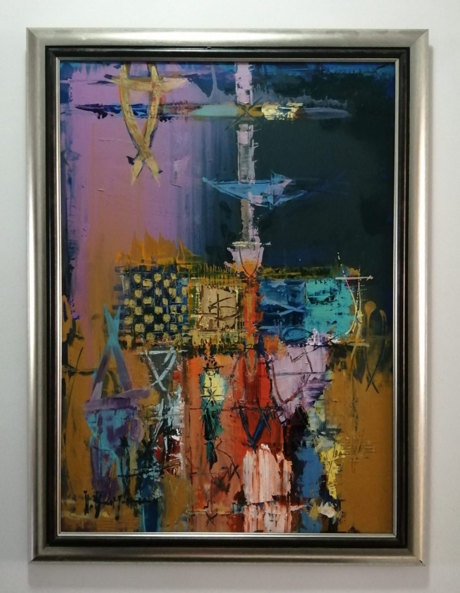 Original painting "Color and Rhythm I"