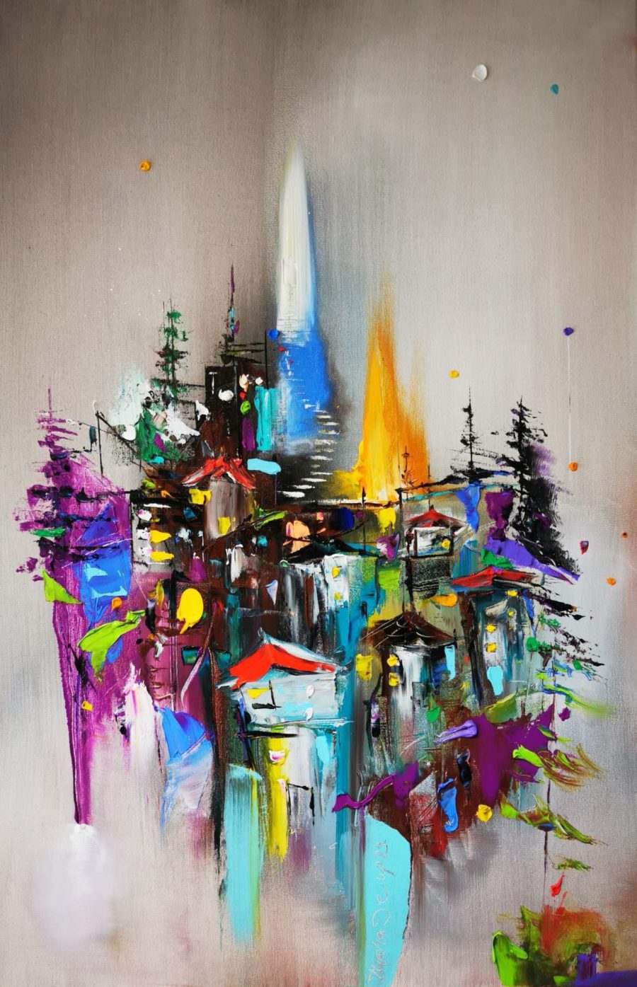 Original painting "Festive"