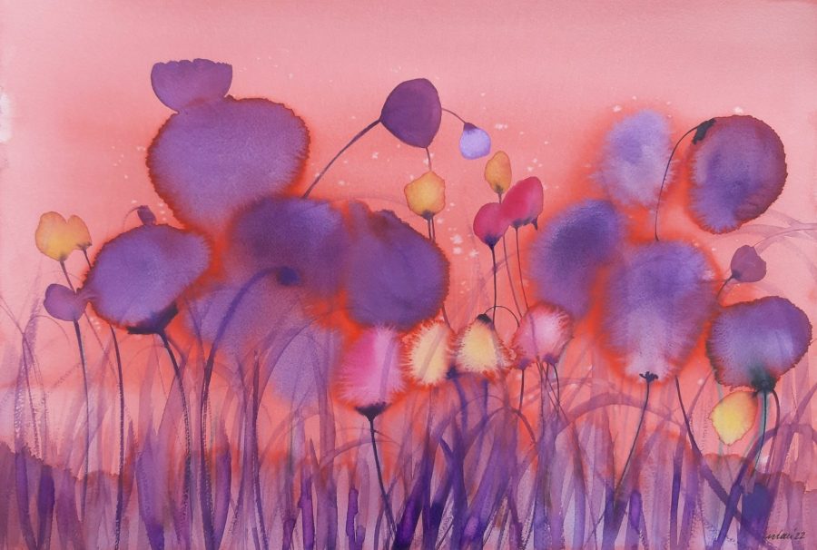 Original painting "Colorful World"