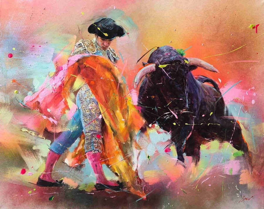 Original painting "Bullfight"