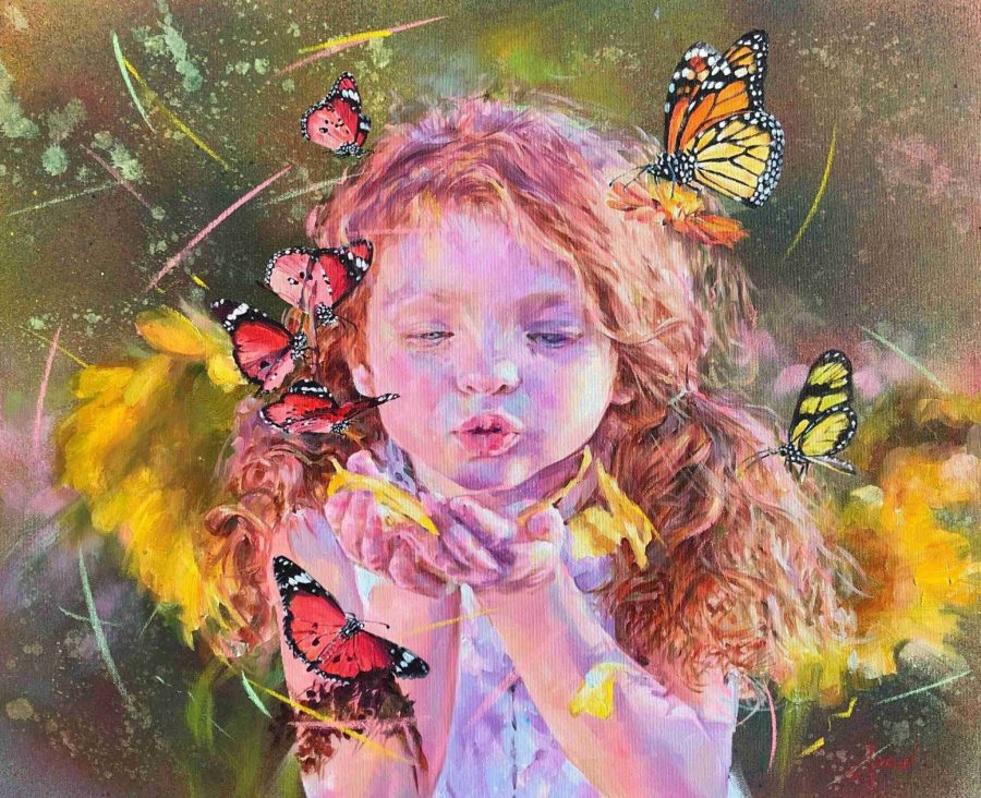 Original painting "Butterflies"