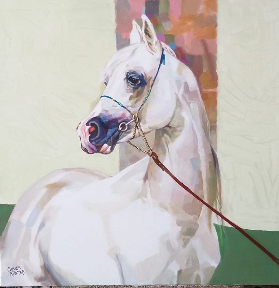 Original painting "The Handsome Man"