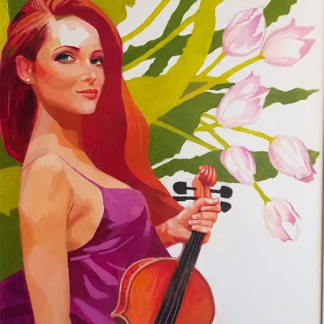 Original painting "The Violinist"