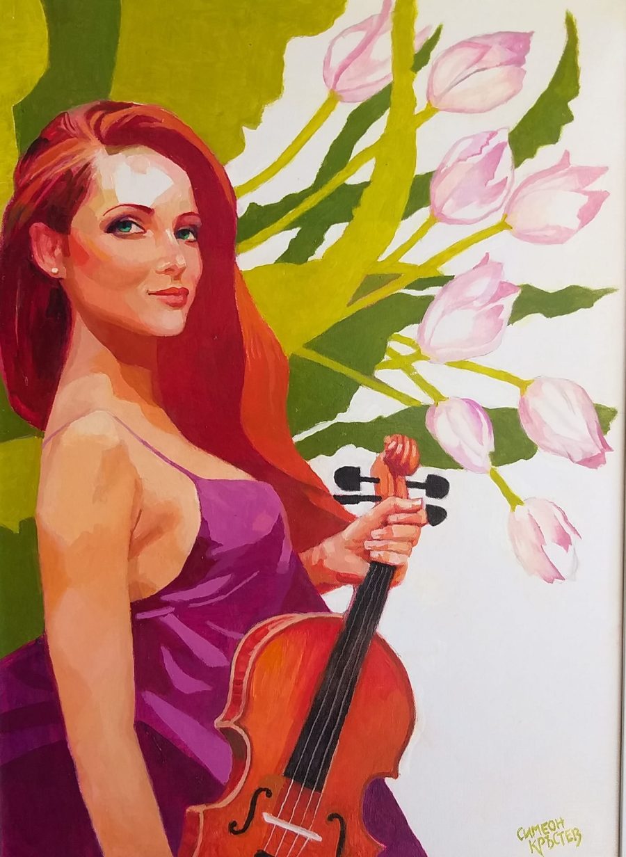 Original painting "The Violinist"