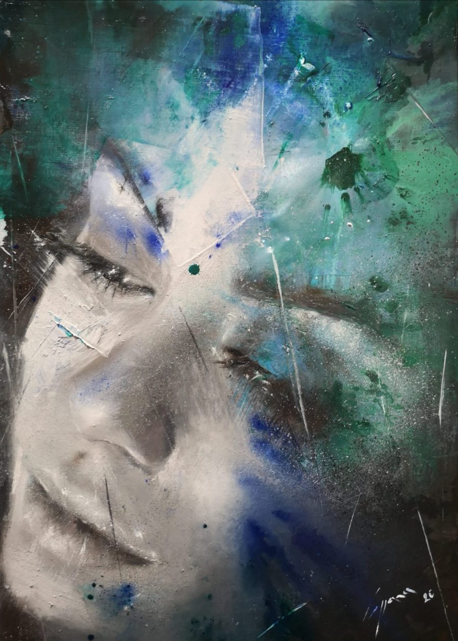 Original painting "Recreated"
