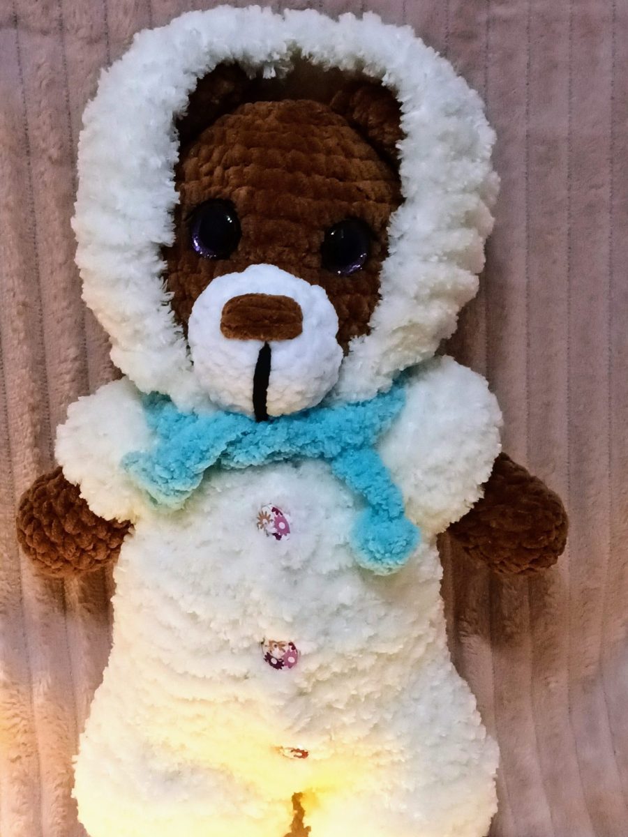Hand Knitted Teddy Bear