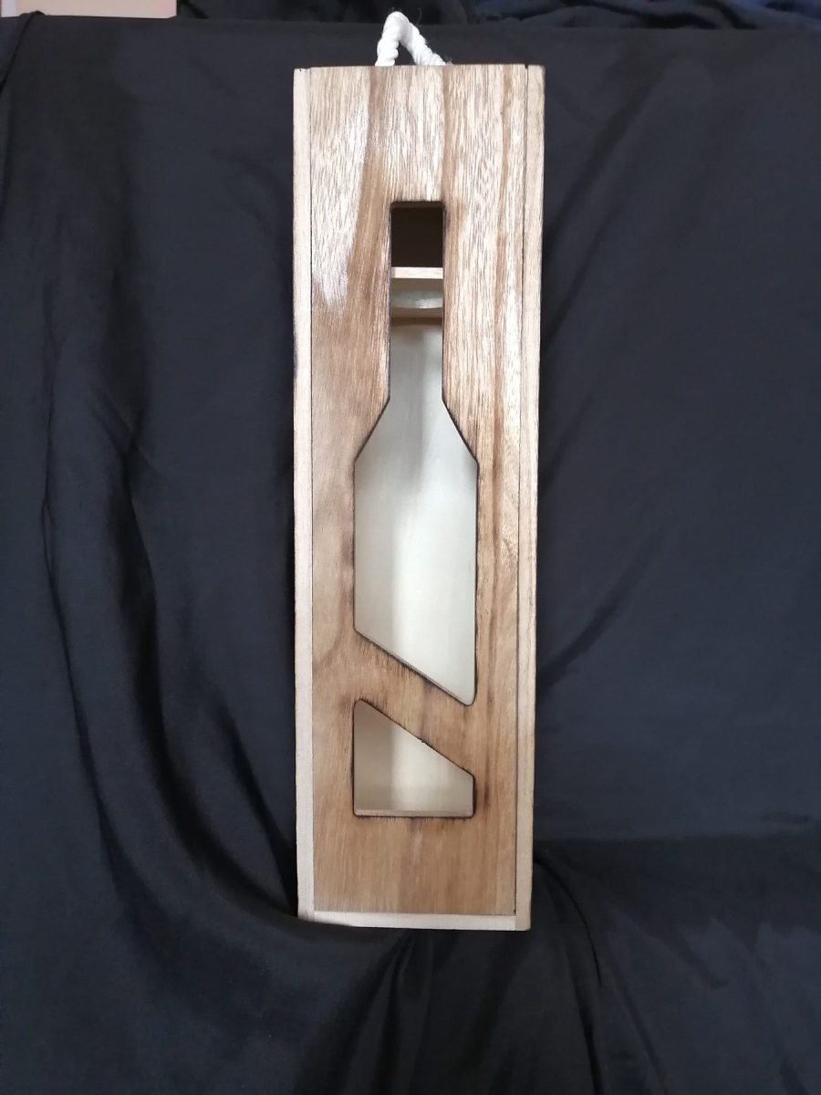 Пирография на кутия за вино - Image 5