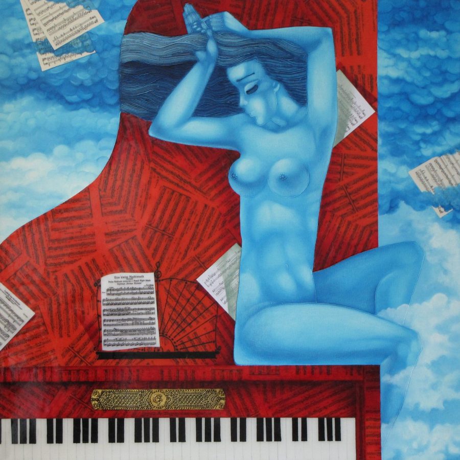 Original painting "By notes"