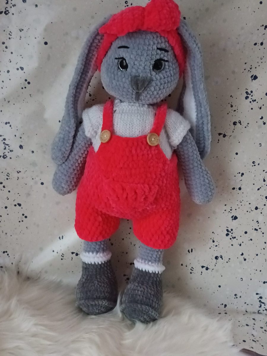 Hand-knitted "Marusya Rabbit"