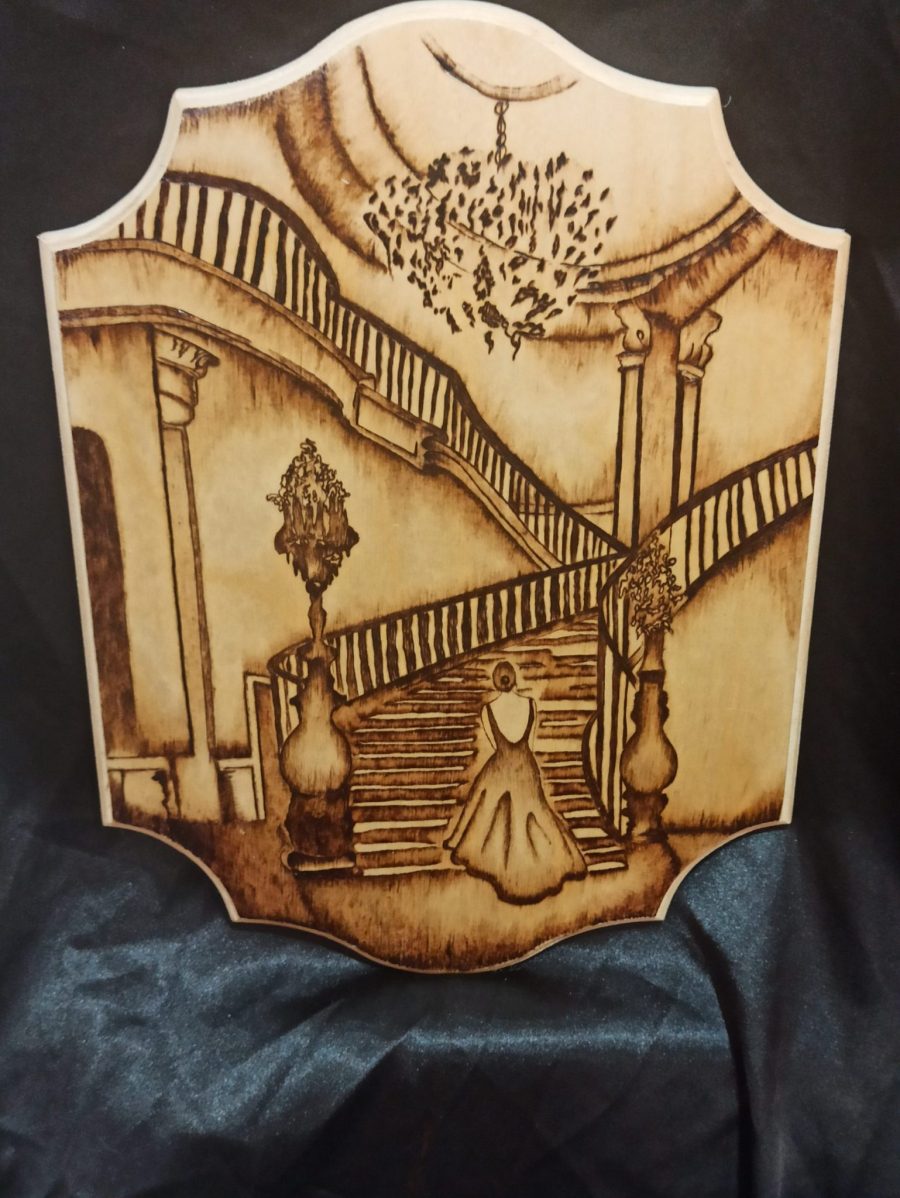 Pyrography "Search"