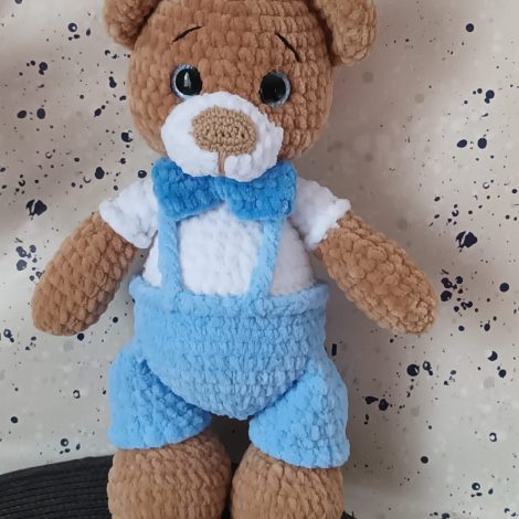 Hand Knitted Teddy Bear