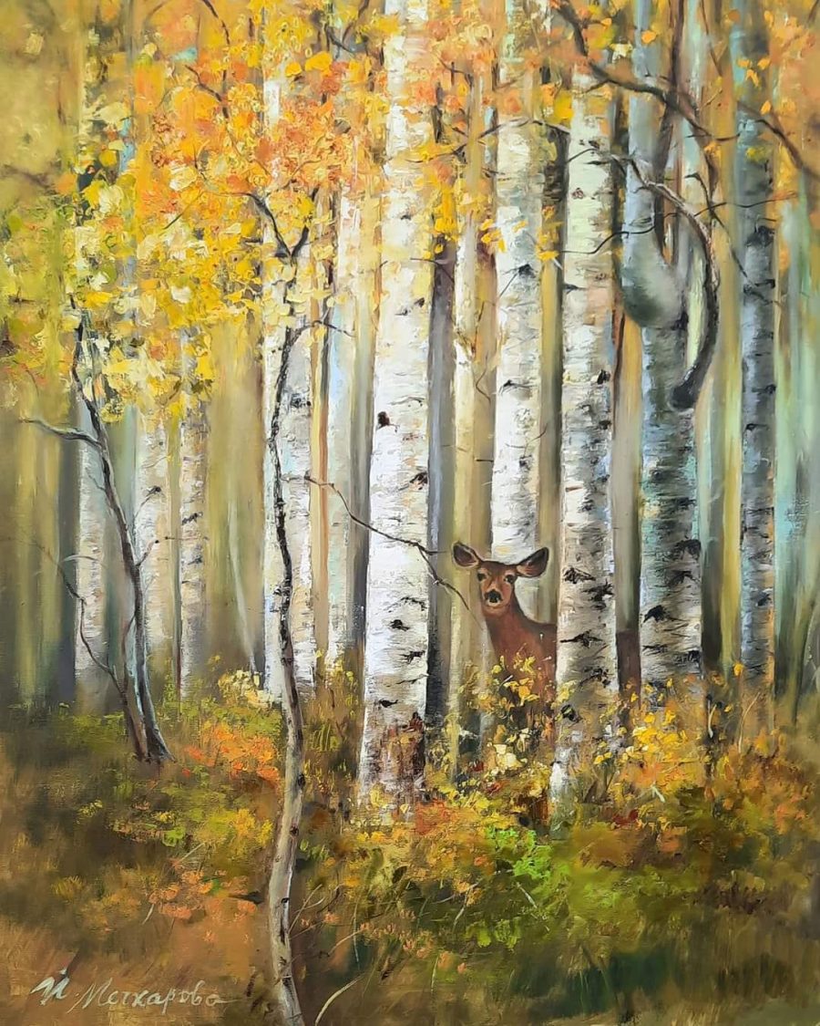 Original painting "Forest Symphony"