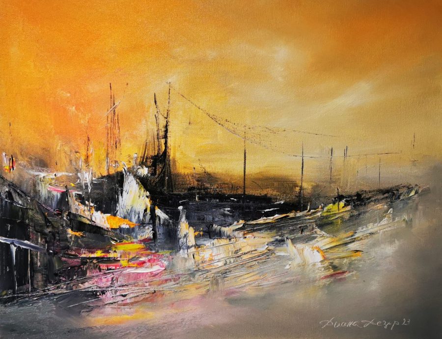 Original painting "Sometimes in my soul"