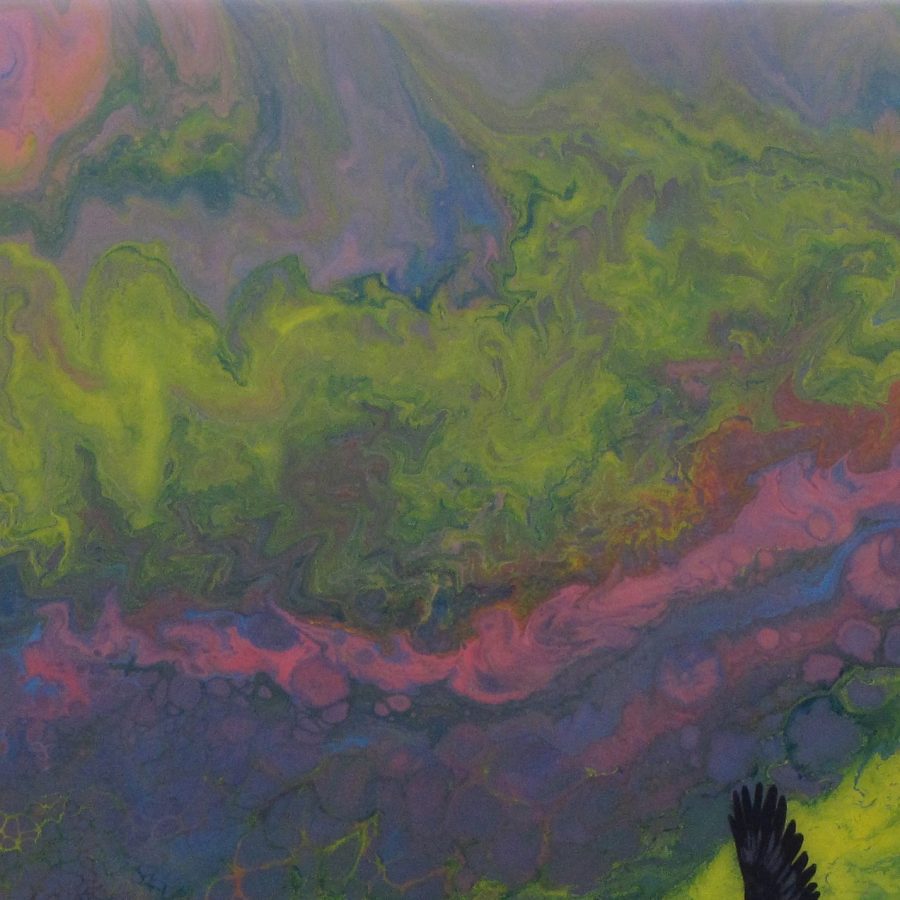 Оригинална картина "Високо, високо, високо" - Image 3