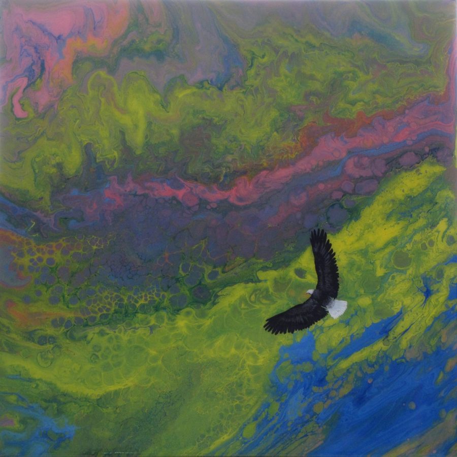Original painting "High, high, high"