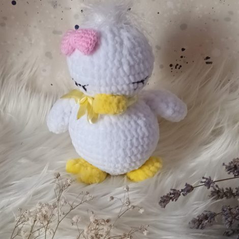 Hand Knitted "Sleeping Duck"