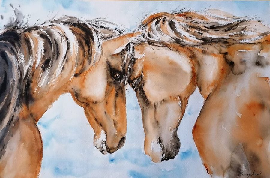 Original painting "Two"