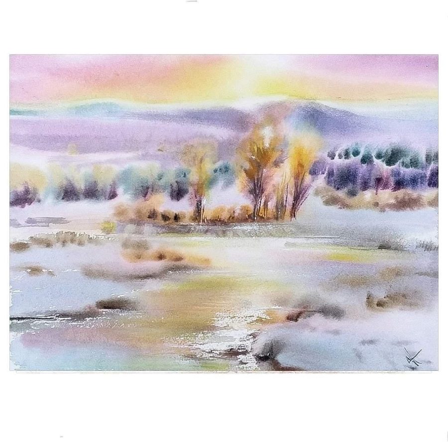 Original painting "Sunrise"