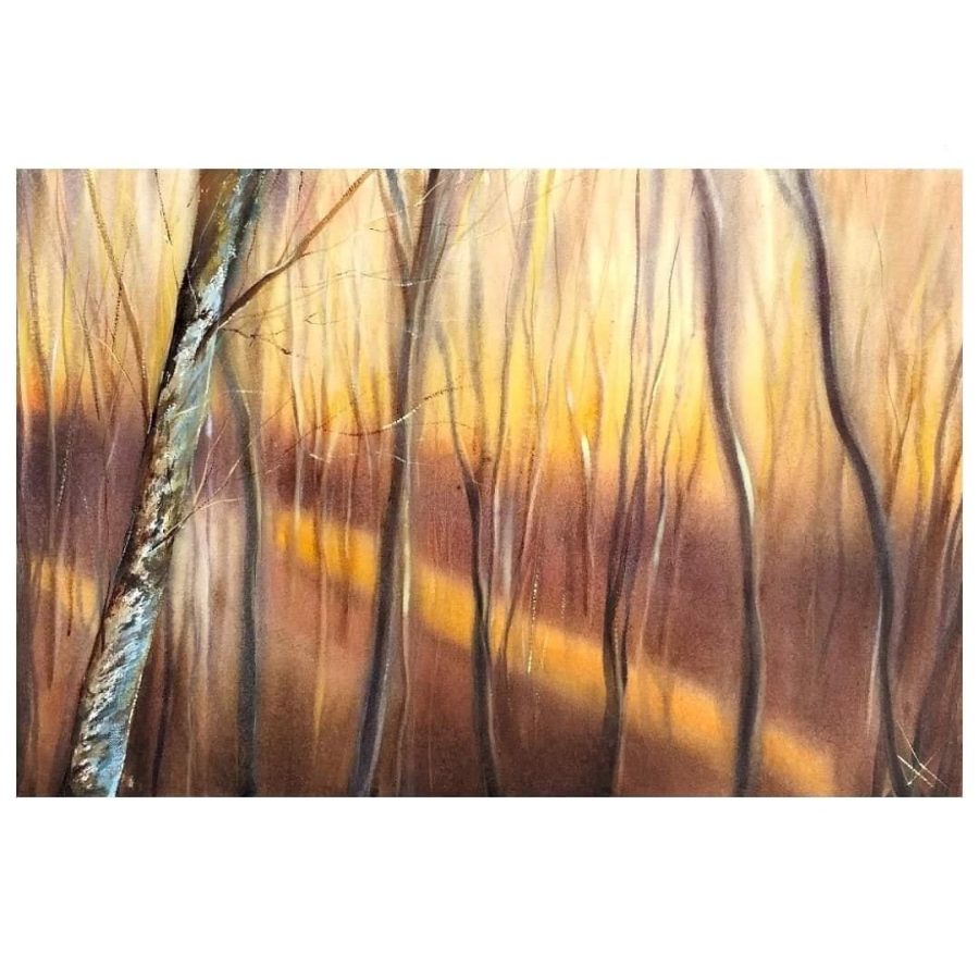 Original painting "Ray of Autumn"