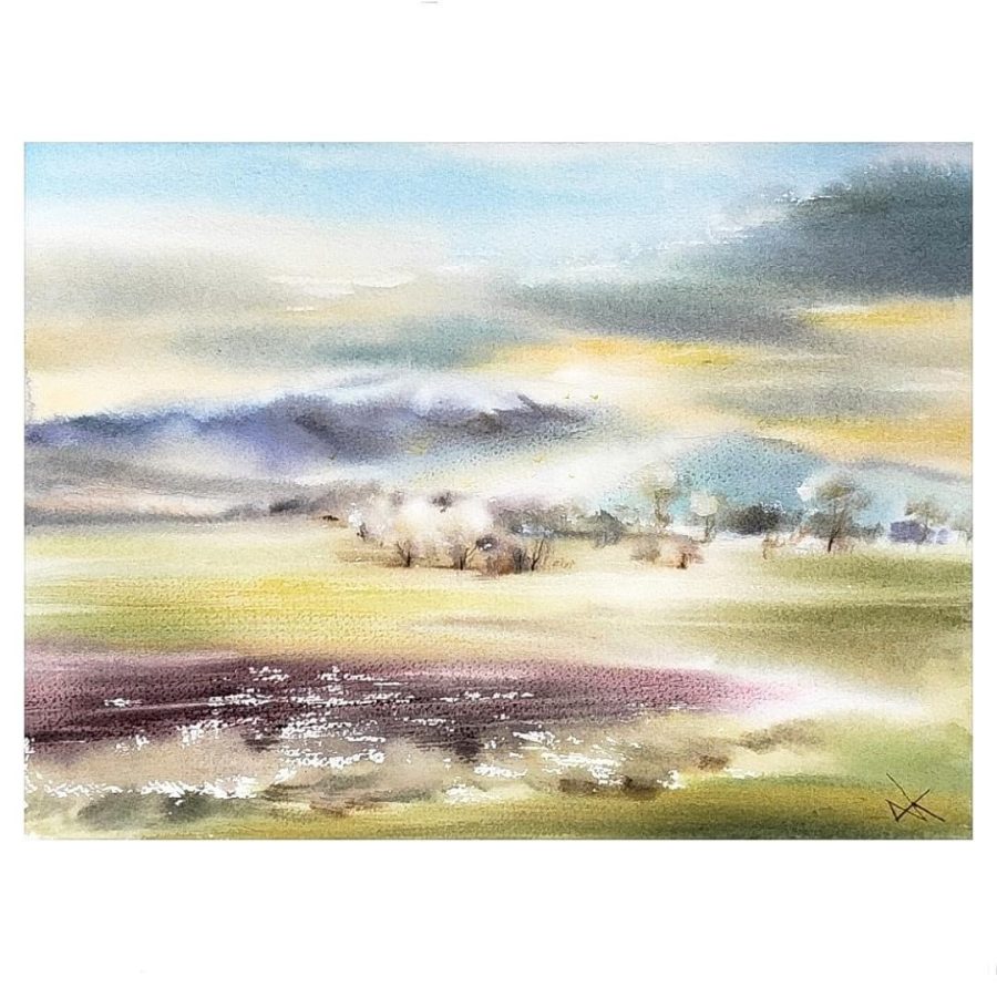 Original painting "Spring is coming"