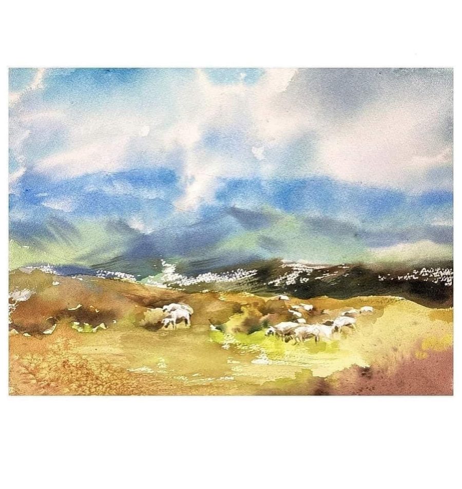 Original painting "Memory from childhood"