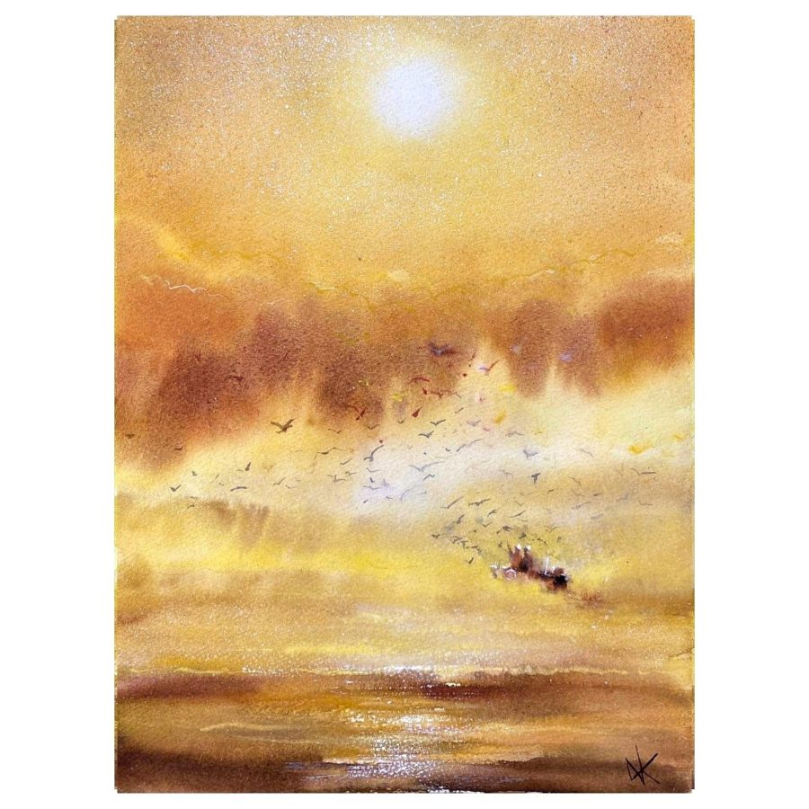 Original painting "Sailor's Heart"
