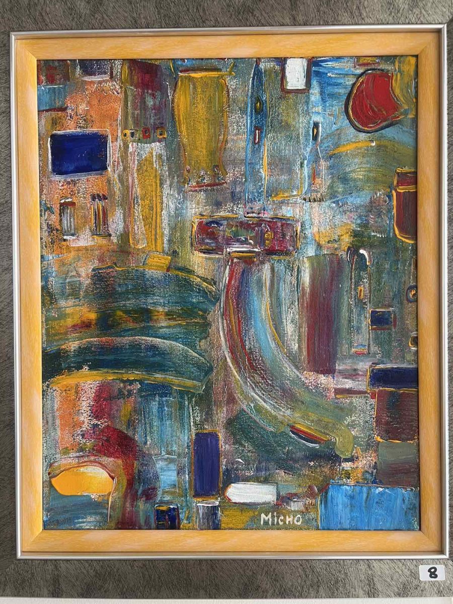 Original painting "Hybrid World"