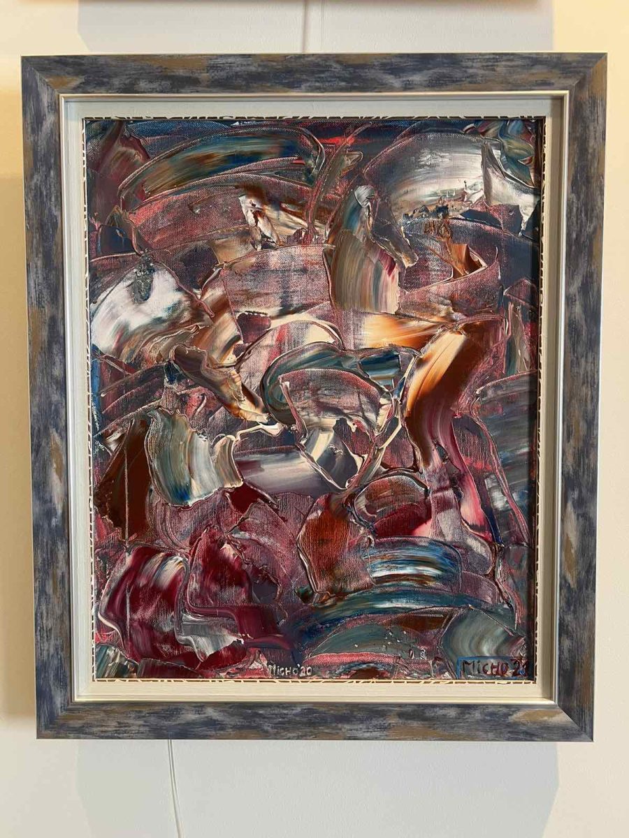 Original painting "Anxious World"
