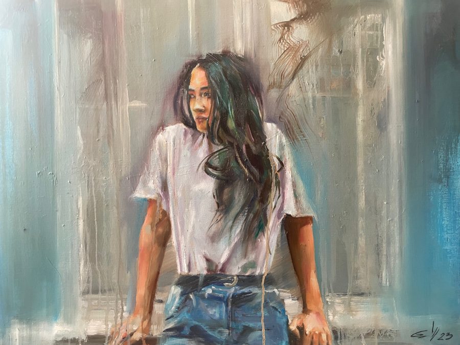 Original painting "Windswept"