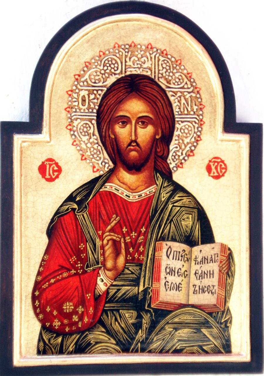 Authentic icon "Christ Pantocrator"