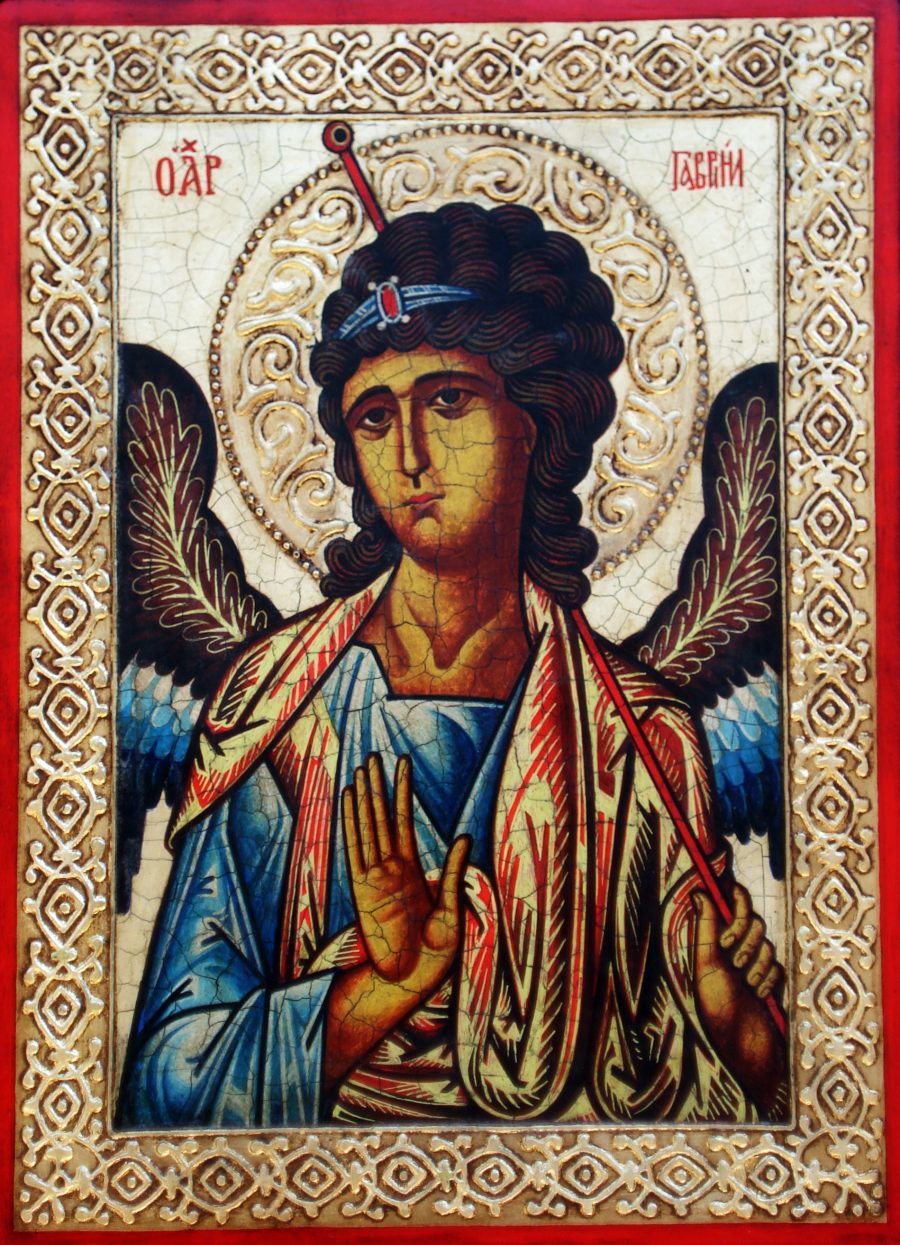 Authentic icon "Archangel Gabriel"