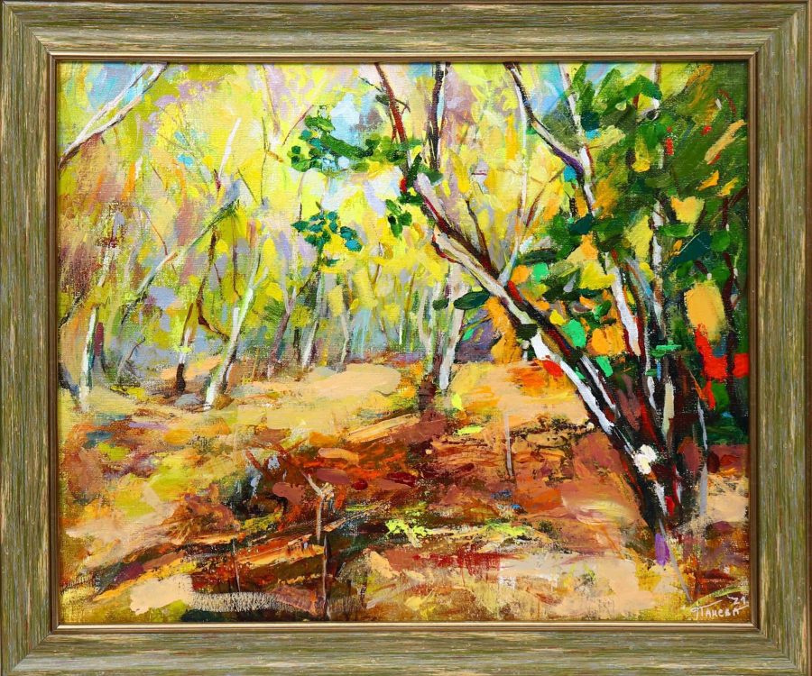 Original painting "Golden Autumn"