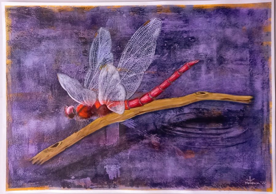 Original painting "Dragonfly"