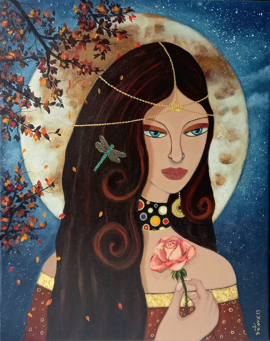 Original painting "Meeting at Midnight"