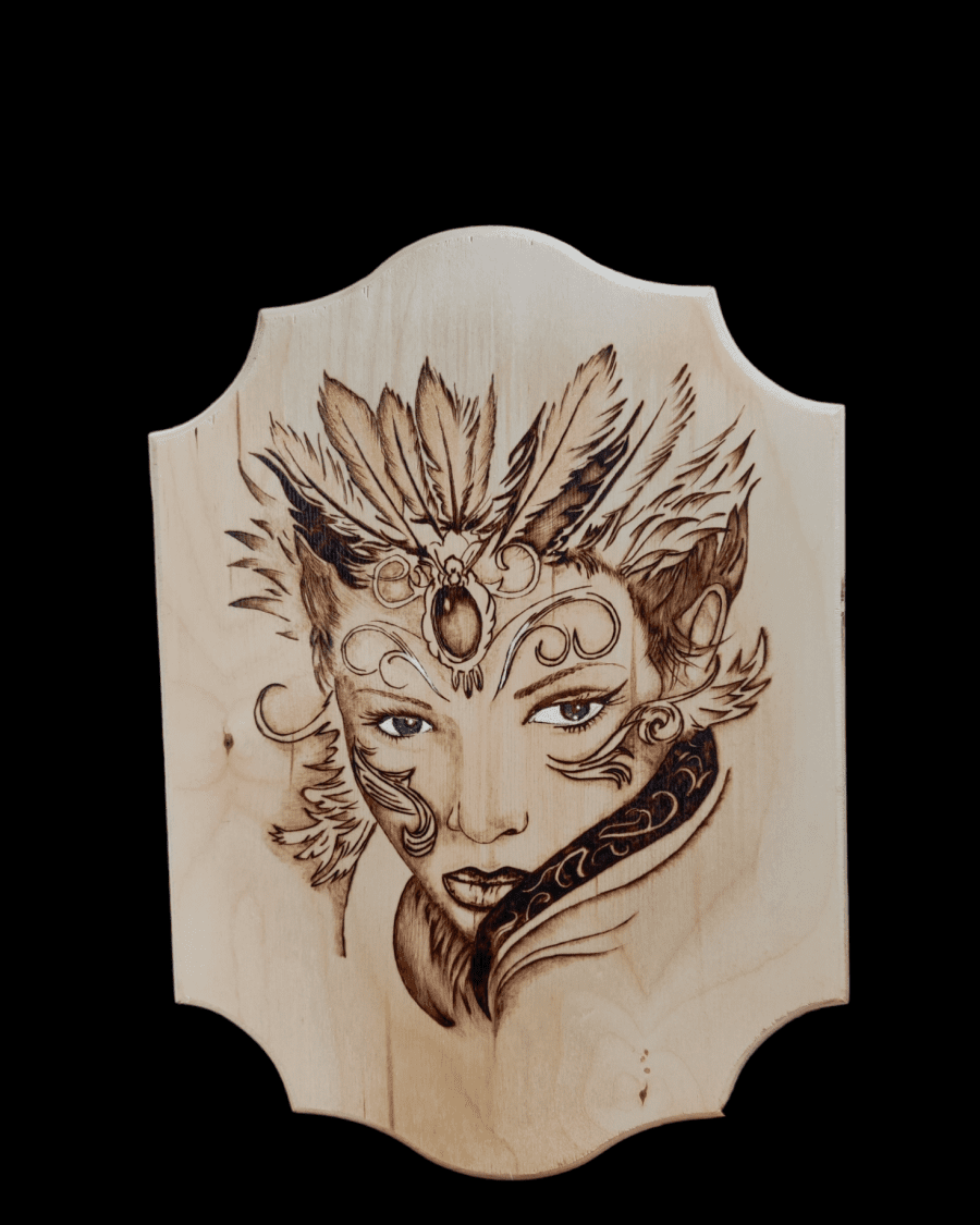 Pyrography "Mystery"