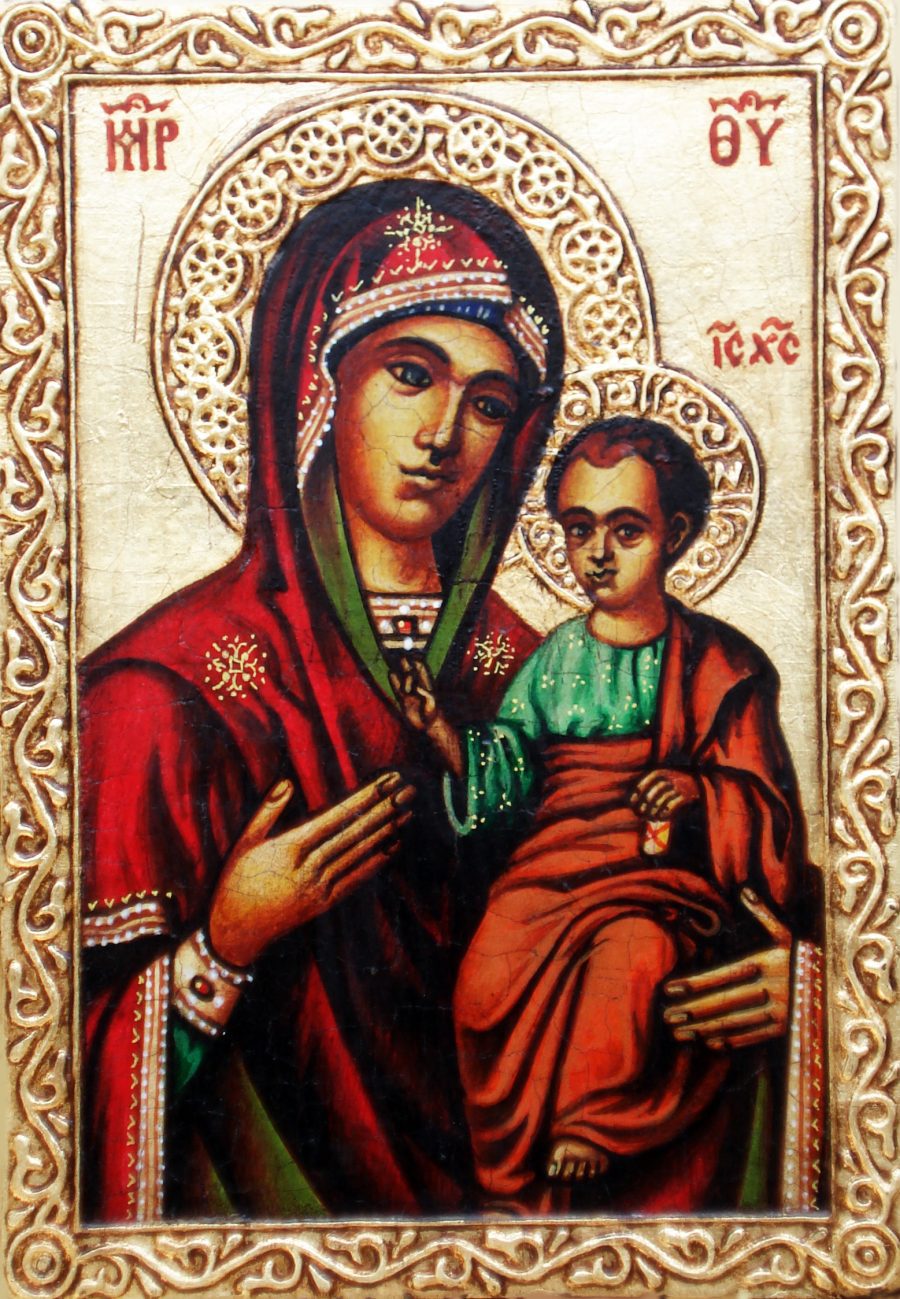 Authentic icon of the Blessed Mother of God ("Guidebook')