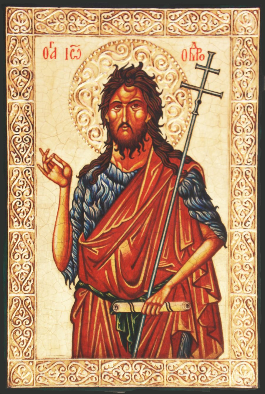 Authentic icon "St. John the Baptist"