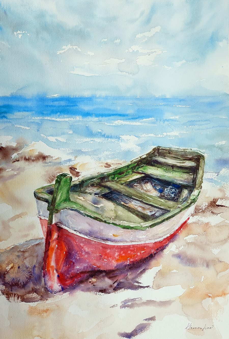 Original painting "Italian Summer"